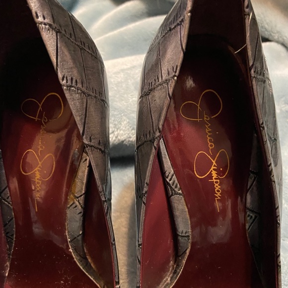 Jessica Simpson Silver Heels - Picture 14 of 16